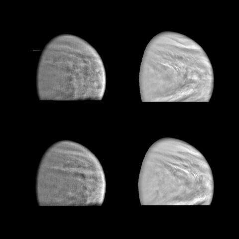 Venus in Violet and Near Infrared Light