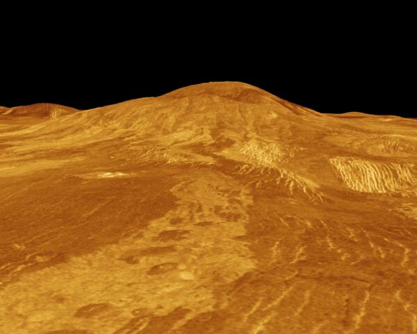 Venus - 3-D Perspective View of Sif Mons