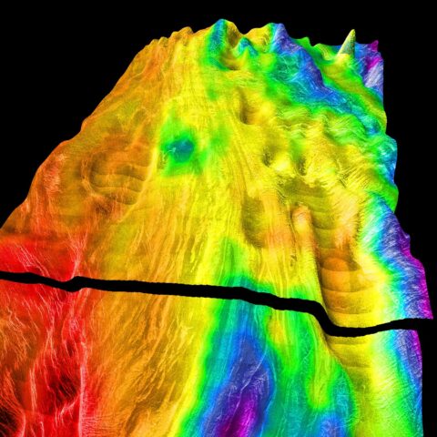 Magellan's Perspective View of Ovda Regio, 0° N, 77° E