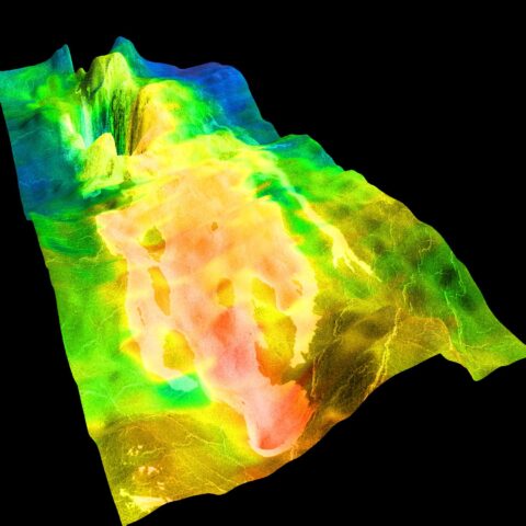 Magellan's View of Crater Markham, 0° N, 163° E