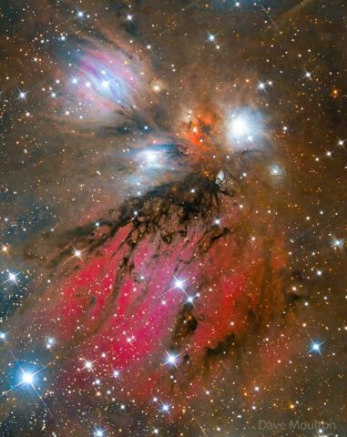 NGC 2170: Angel Nebula Abstract Art