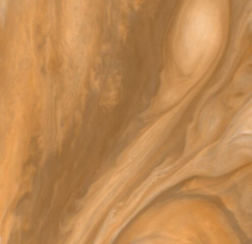 Cloud Layers East of the Great Red Spot