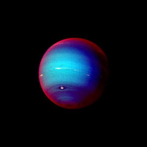 Neptune False Color Image of Haze