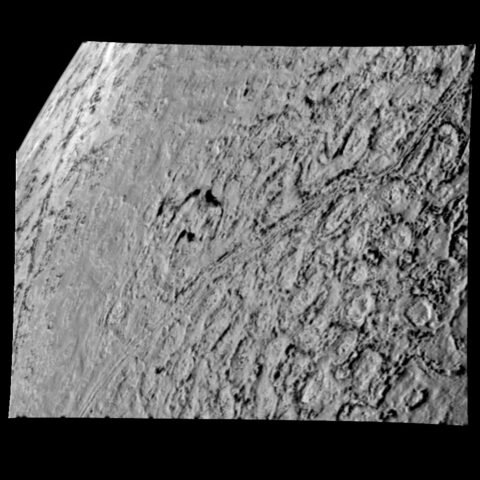 Triton High Resolution View of Northern Hemisphere