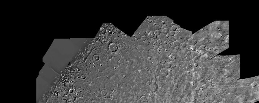 Mercury: Photomosaic of the Shakespeare Quadrangle (Northern Half) H-3