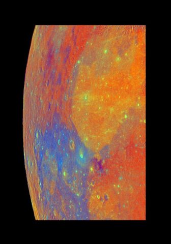 Moon - False Color Mosaic