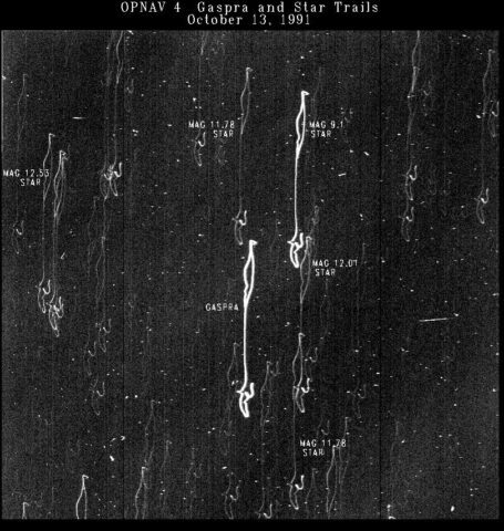 Gaspra Optical Navigation Image