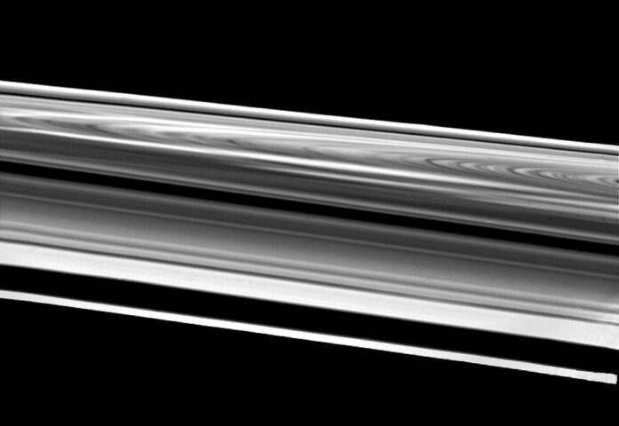 Wide-Angle Image of Saturn's Rings
