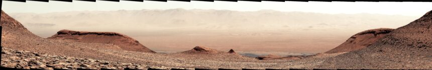 Curiosity Looks Downslope From the Sulfate Unit
