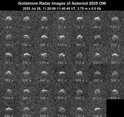 NASA's Goldstone Planetary Radar Observes Fast-Spinning Asteroid