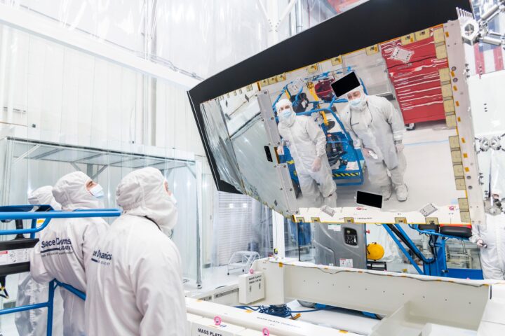 NEO Surveyor's Instrument Enclosure Gets Inspected